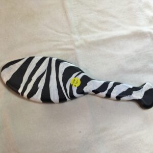 Zebra Recycled Plastic Hairbrush Paddle #126