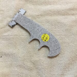 Light Gray Speckled Saw Blade #10