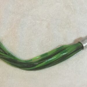 Fluorescent Green and Black Squid Flogger #SQD7