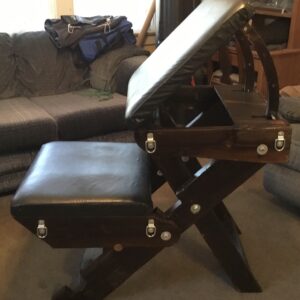One Piece Folding Bench with Raising Top