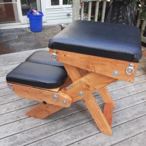 One Piece Folding Bench with Raising Top & Splitting Legs