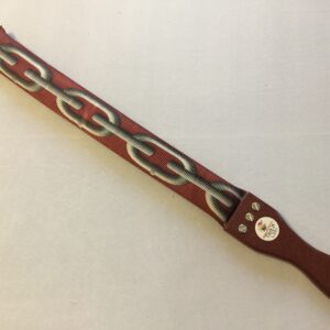 Burgundy Chain Double Tube Webbing Thumper THUD19