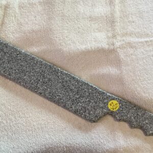 Plain Grey Specs Corian Paddle #84