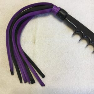 Purple & Black Thuddy Tube Flogger #TO21
