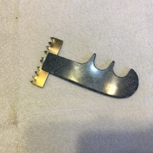 Blue Speckled Saw Blade #SAW17