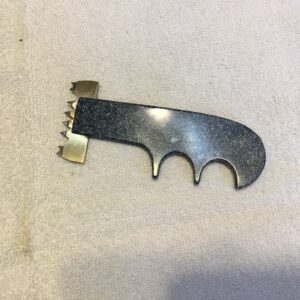 Blue Speckled Saw Blade #SAW16