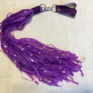 Purple Thin Rubber Flogger #FLG101