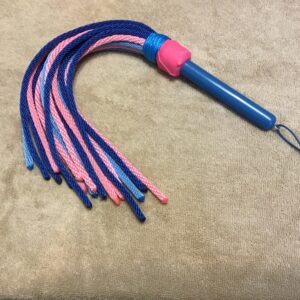 Pink & Blue Rope Flogger #FLG99