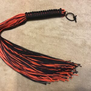 Orange & Black String Flogger #L59