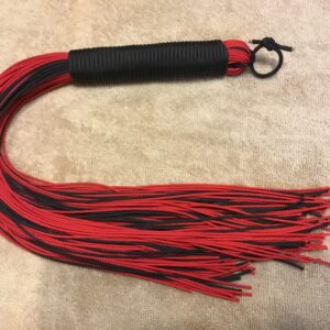 Red & Black String Flogger #L57